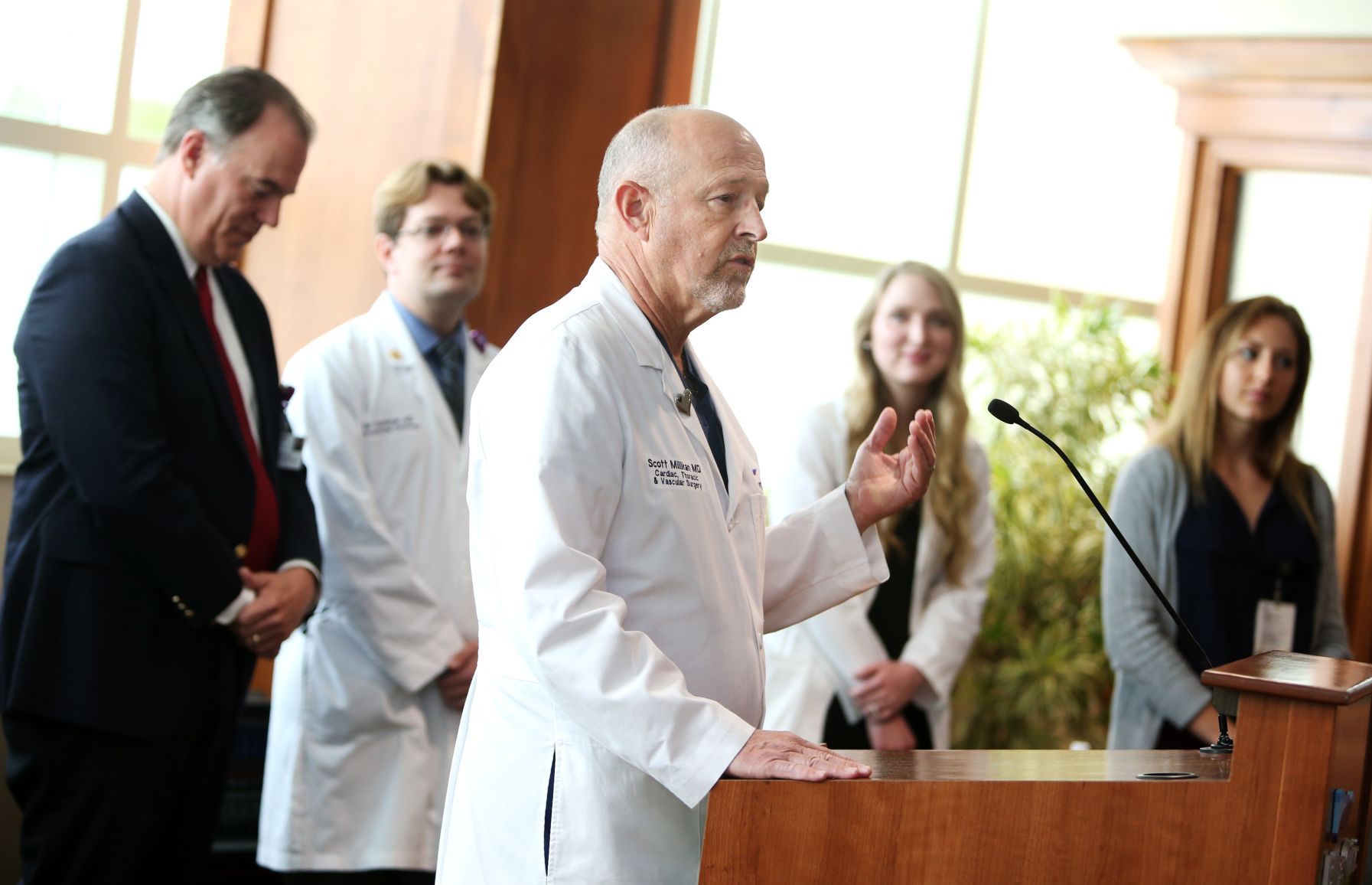 Cardiovascular surgeon. Scott Millikan